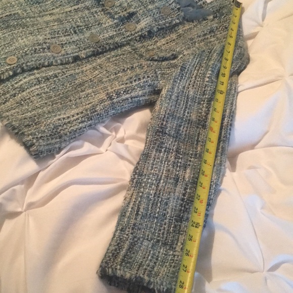 Chanon Collection beautiful blue tweed jacket - Picture 11 of 12